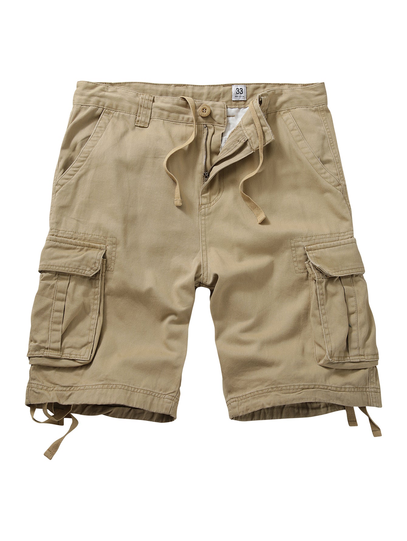 TRGPSG Men's Lightweight Multi Pocket Cotton Casual Cargo Shorts