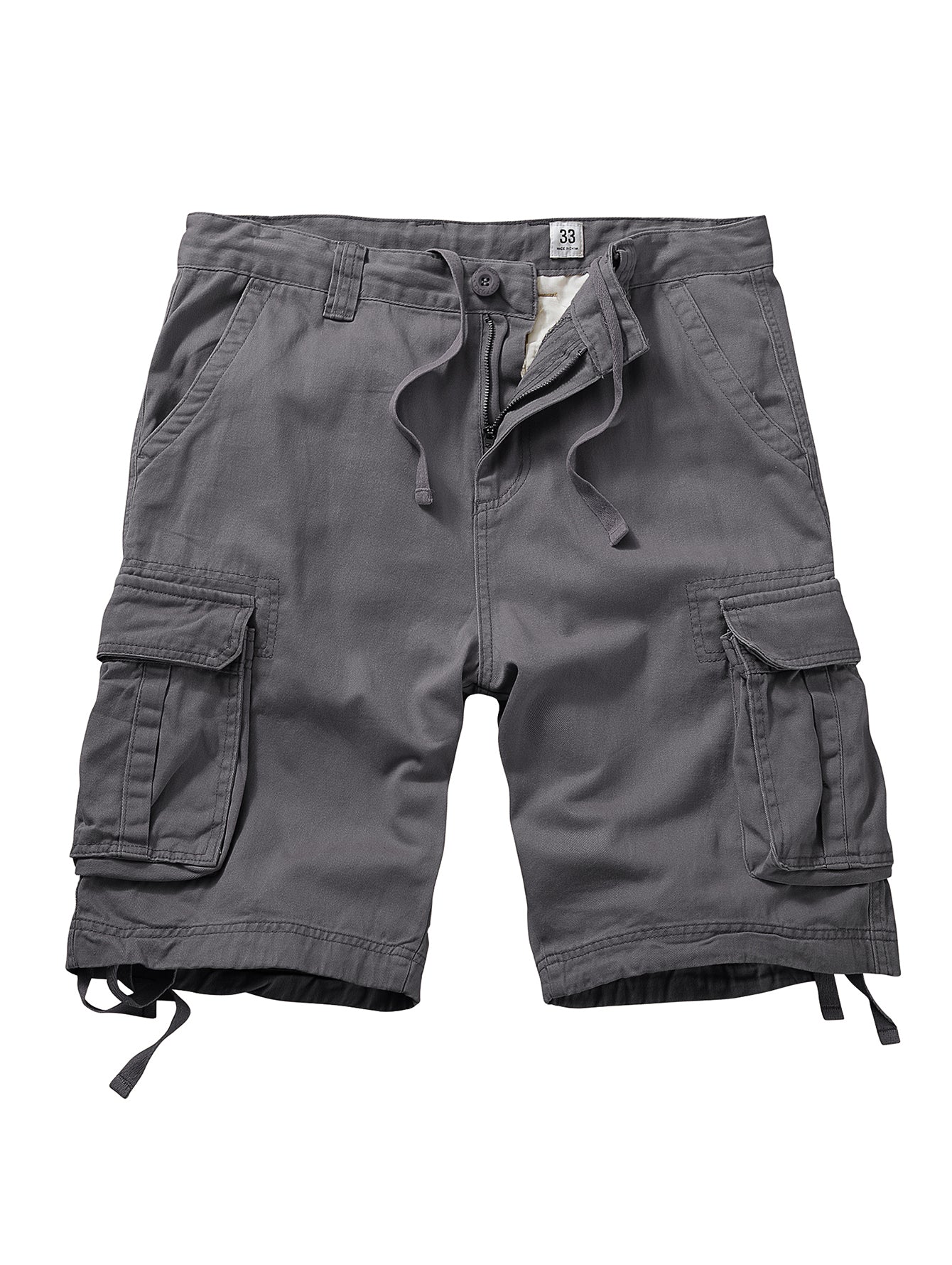 TRGPSG Men's Lightweight Multi Pocket Cotton Casual Cargo Shorts