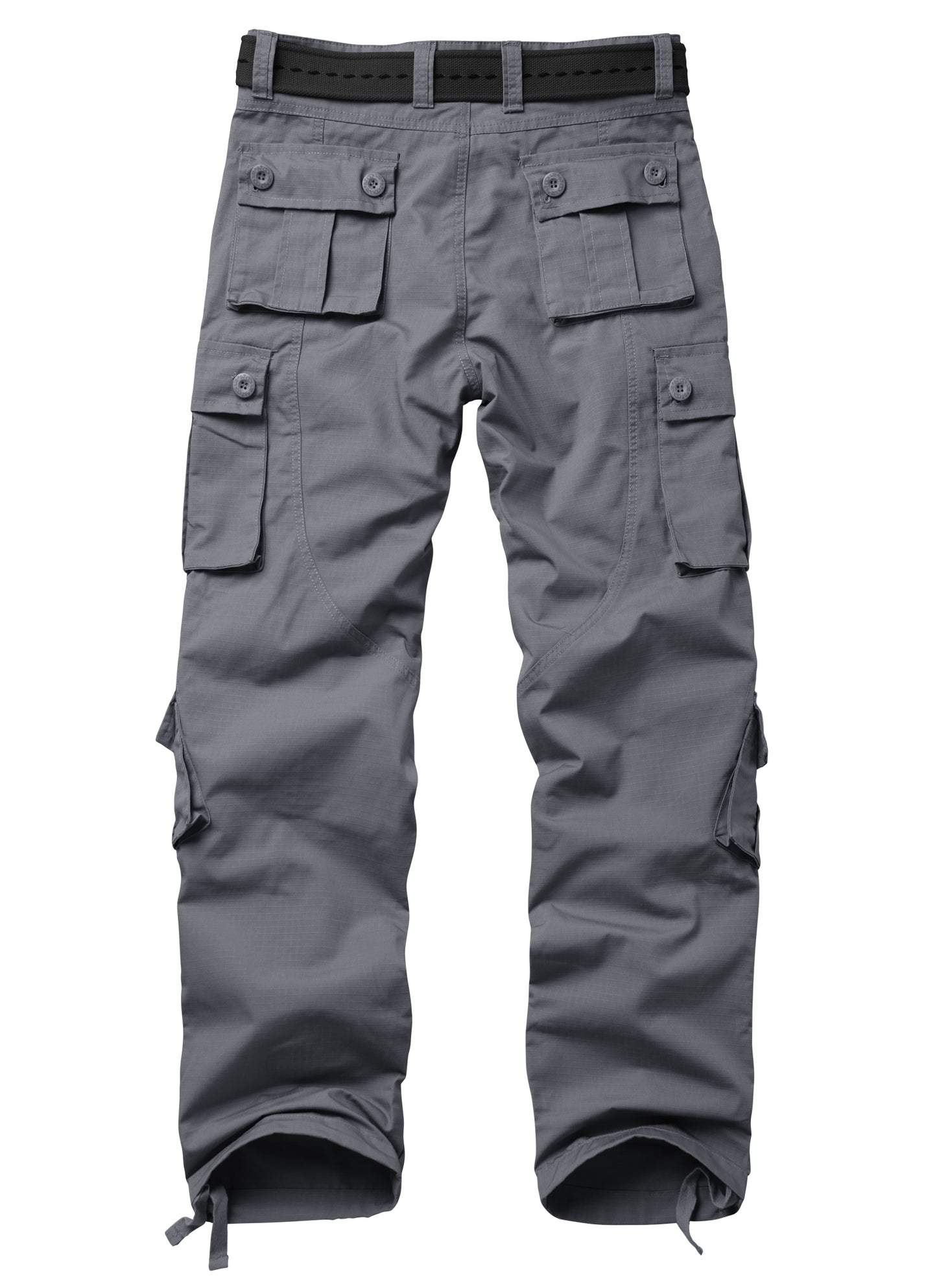 TRGPSG Men's Casual Work Cargo Pants Outdoor Hiking Pants with Pockets(No Belts)
