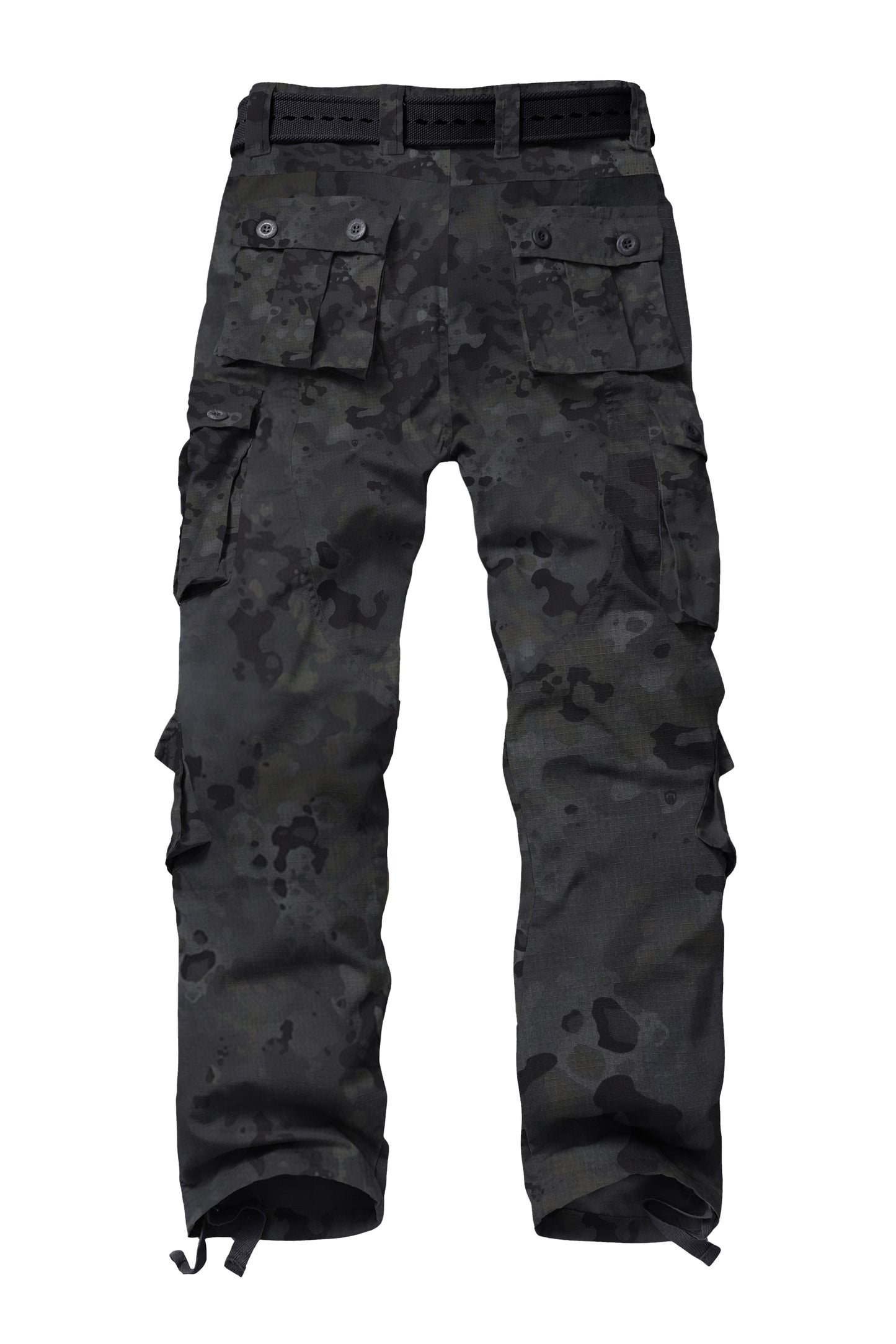 TRGPSG Men's Casual Work Cargo Pants Outdoor Hiking Pants with Pockets(No Belts)