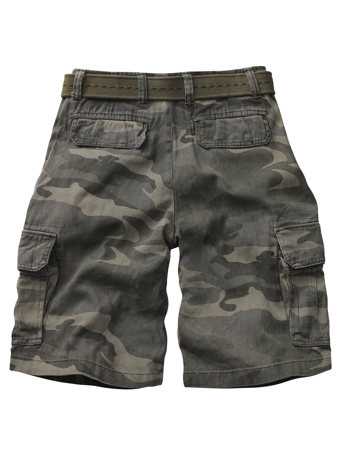 TRGPSG Men's Cargo Shorts Multi-Pocket Cotton Work Shorts