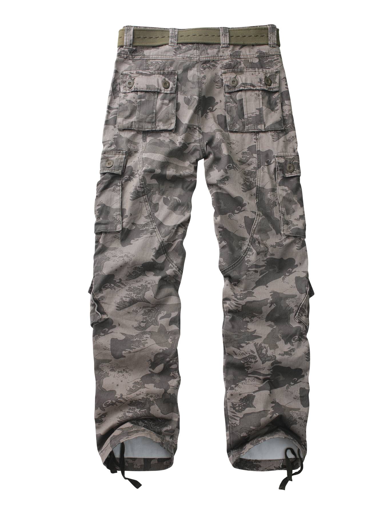 TRGPSG Men's Casual Cargo Pants Multi Pocket Work Pants