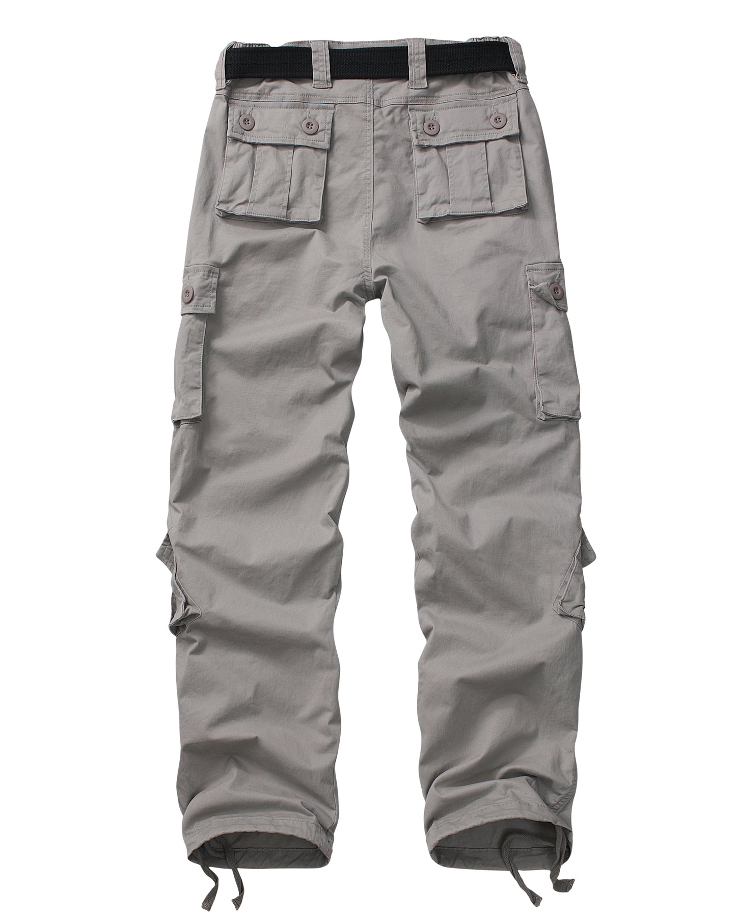 TRGPSG Women's Cargo Pants with 8 Pockets Cotton Casual Work Pants(No Belt)