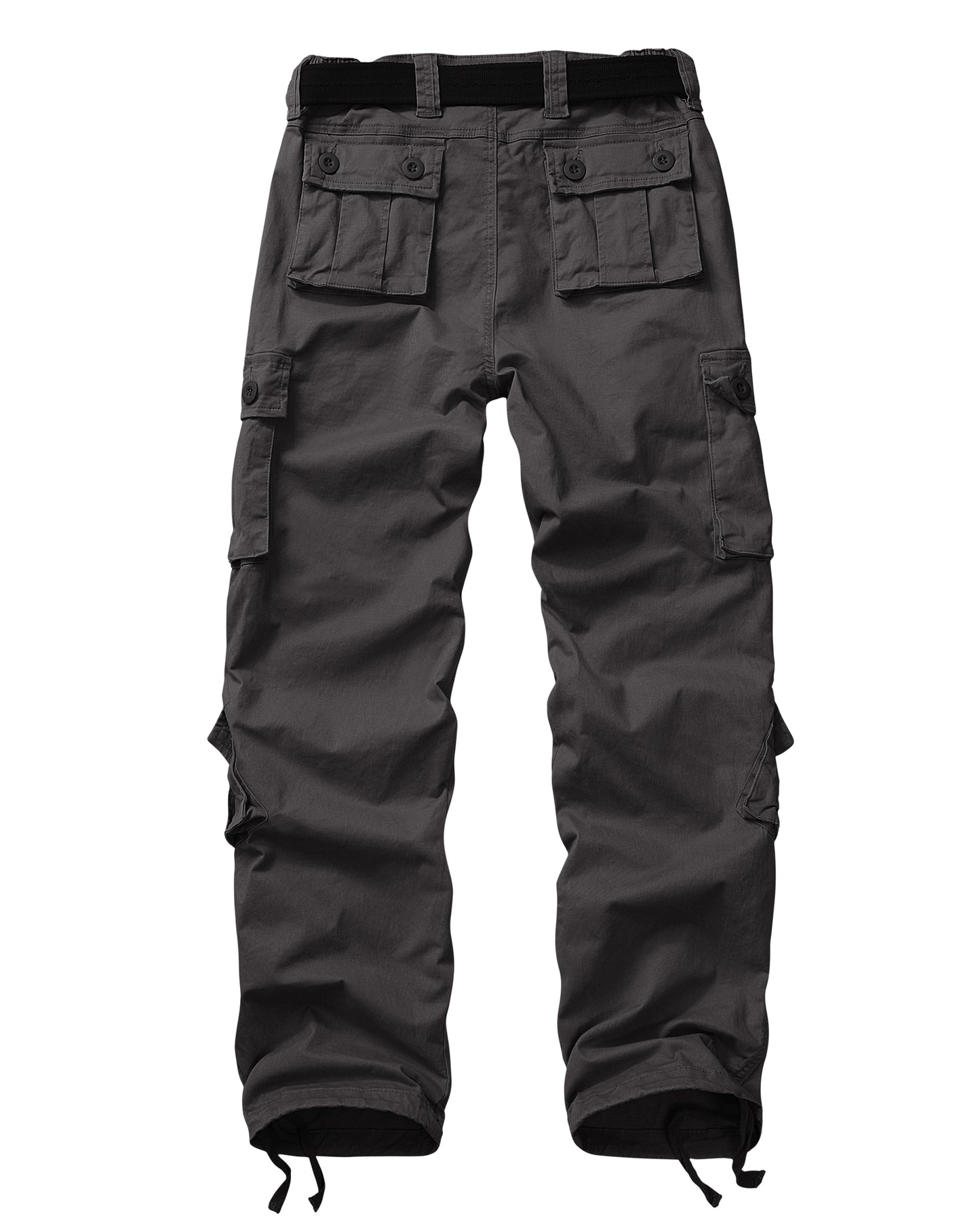 TRGPSG Women's Cargo Pants with 8 Pockets Cotton Casual Work Pants(No Belt)