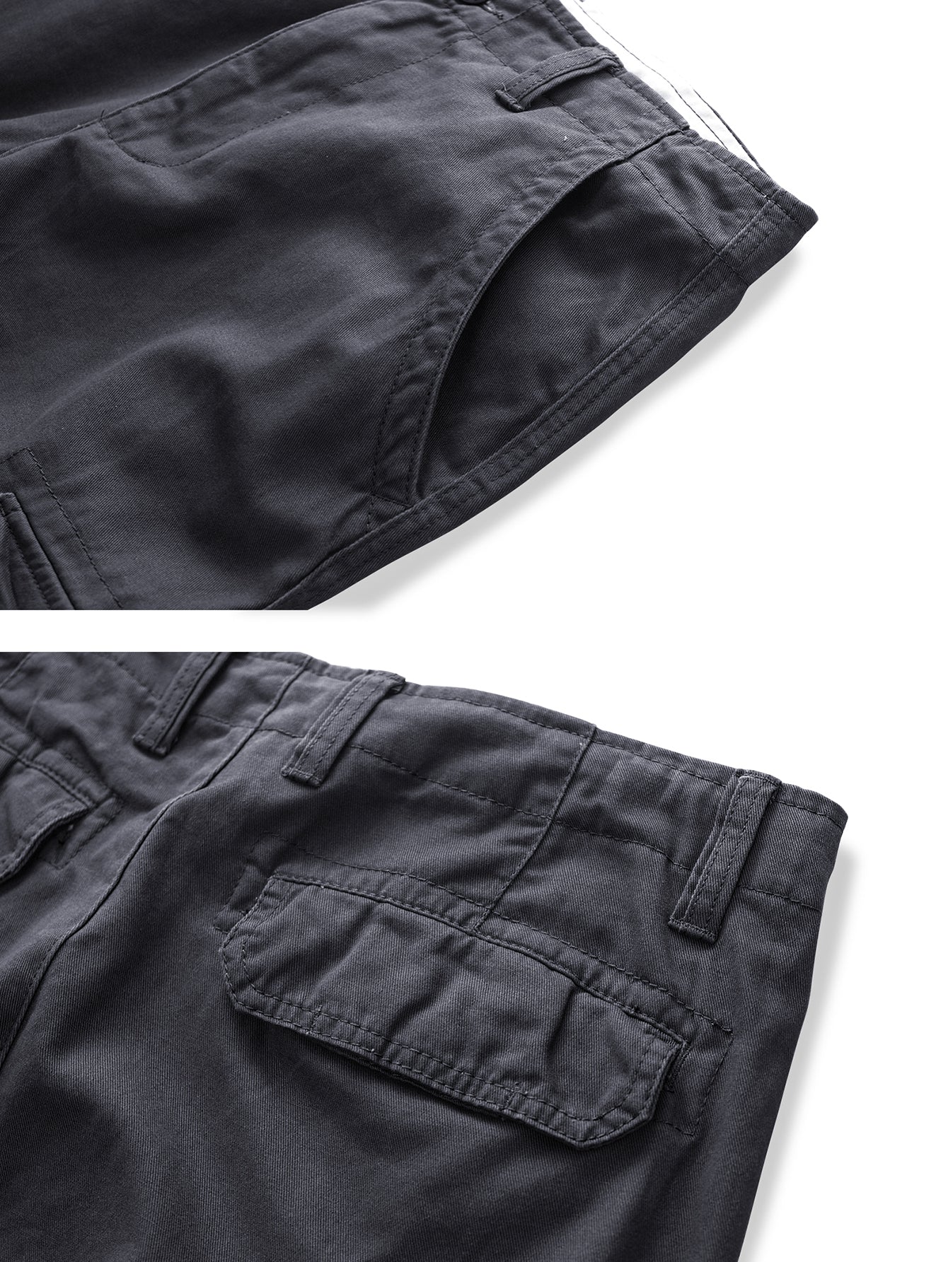 TRGPSG Men's Cargo Shorts Multi-Pocket Cotton Work Shorts