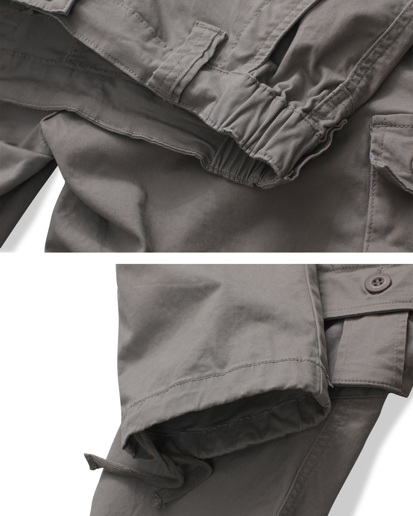 TRGPSG Women's Cargo Pants with 8 Pockets Cotton Casual Work Pants(No Belt)