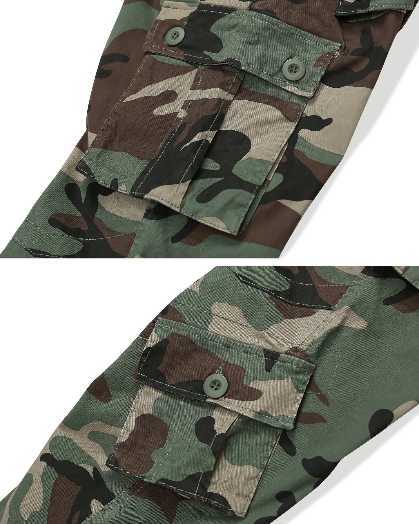 TRGPSG Women's Cargo Pants with 8 Pockets Cotton Casual Work Pants(No Belt)