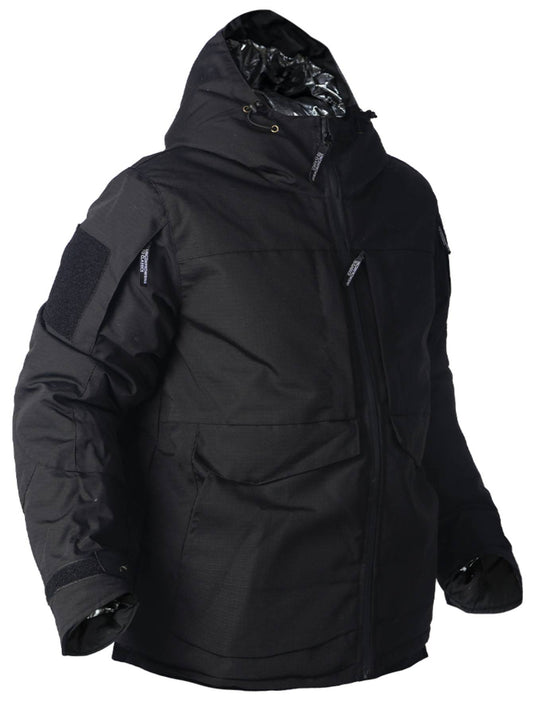 TRGPSG Men's Snow Ski Jacket with 9 Pockets Warm Jacket Waterproof Hooded Coat Windproof Winter Parka