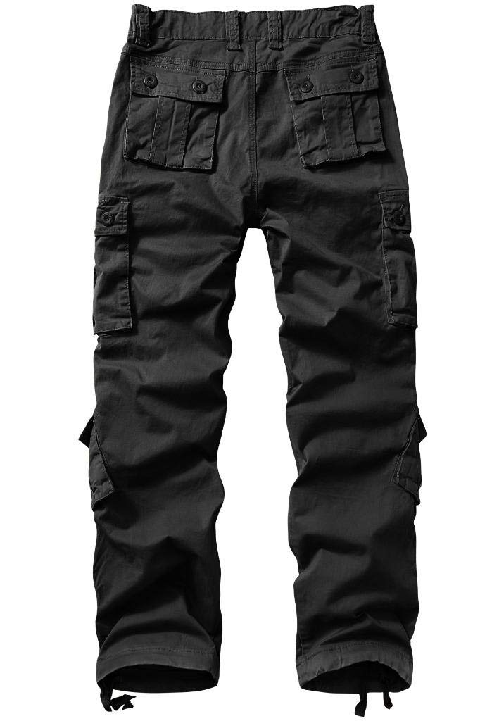 TRGPSG Women's Cargo Pants with 8 Pockets Cotton Casual Work Pants(No Belt)