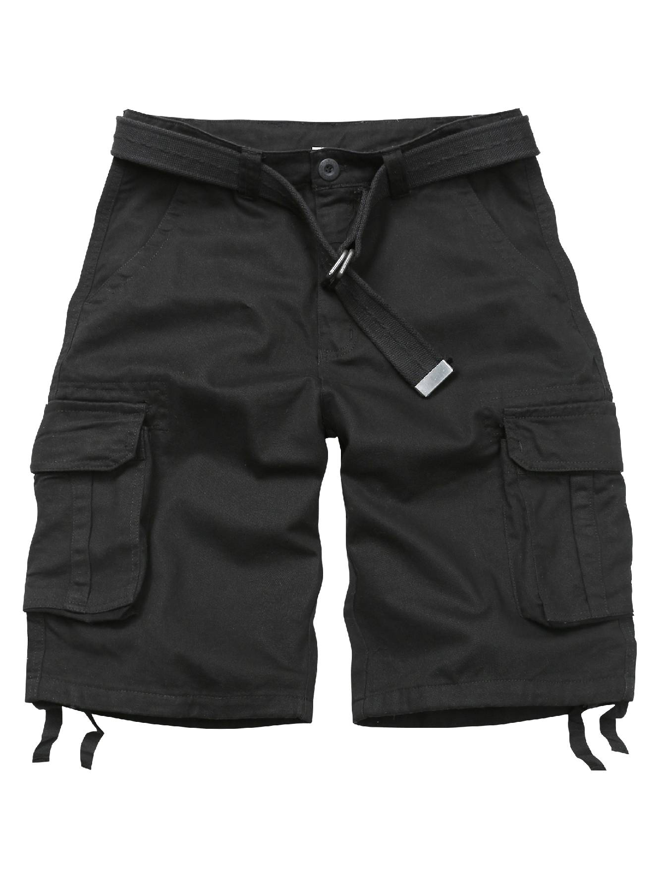 TRGPSG Men's Camo Multi-Pocket Relaxed Fit Casual Shorts,Outdoor Camouflage Twill Cargo Shorts 11" Inseam