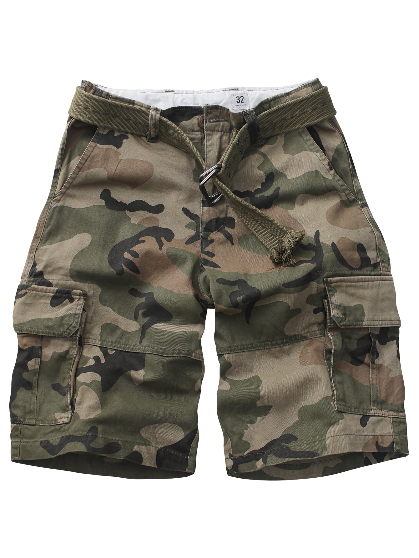 TRGPSG Men's Cargo Shorts Multi-Pocket Cotton Work Shorts
