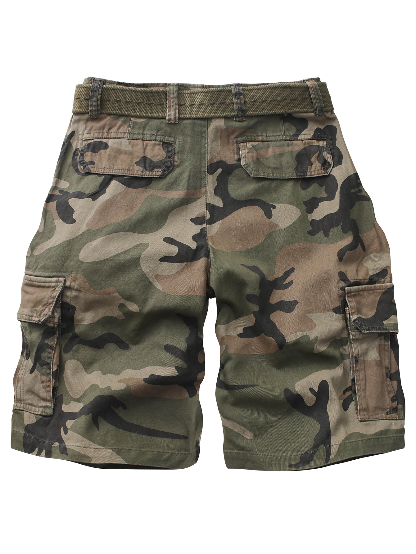 TRGPSG Men's Cargo Shorts Multi-Pocket Cotton Work Shorts
