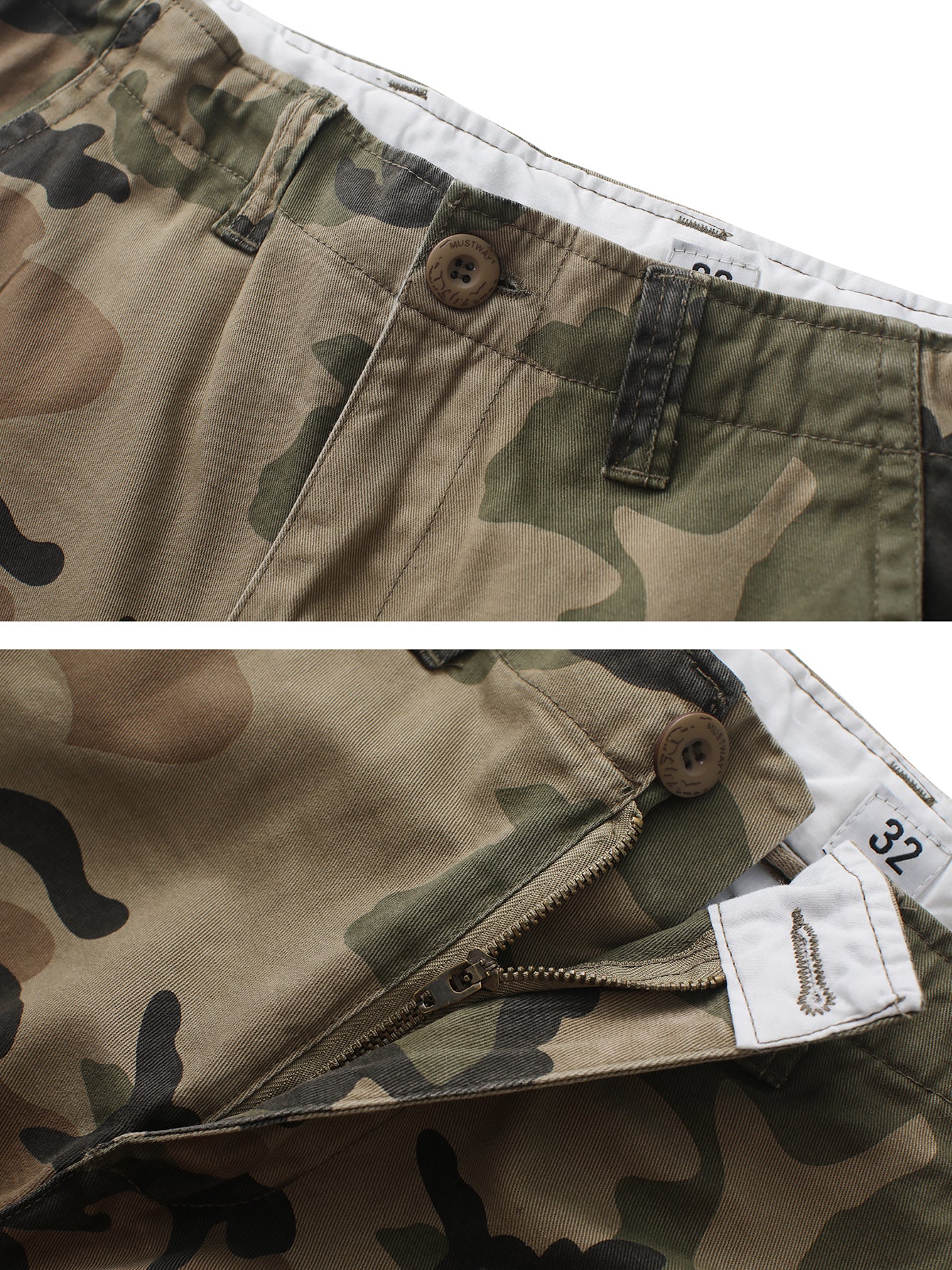 TRGPSG Men's Cargo Shorts Multi-Pocket Cotton Work Shorts