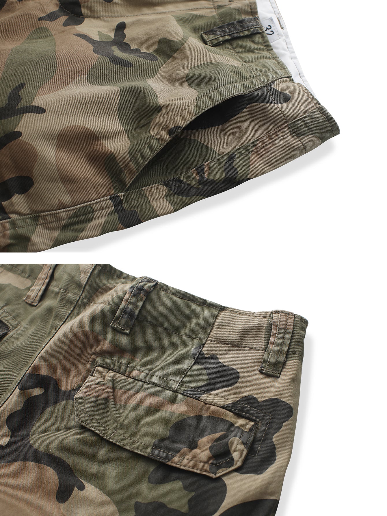 TRGPSG Men's Cargo Shorts Multi-Pocket Cotton Work Shorts