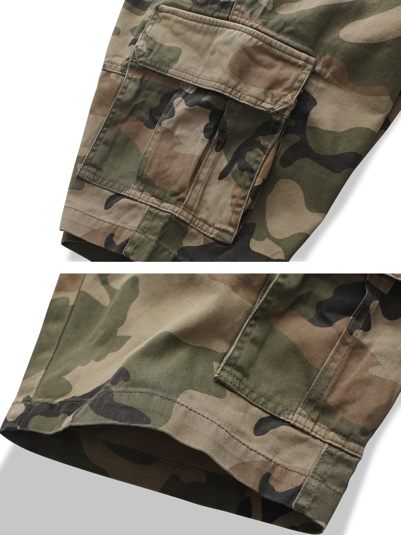 TRGPSG Men's Cargo Shorts Multi-Pocket Cotton Work Shorts