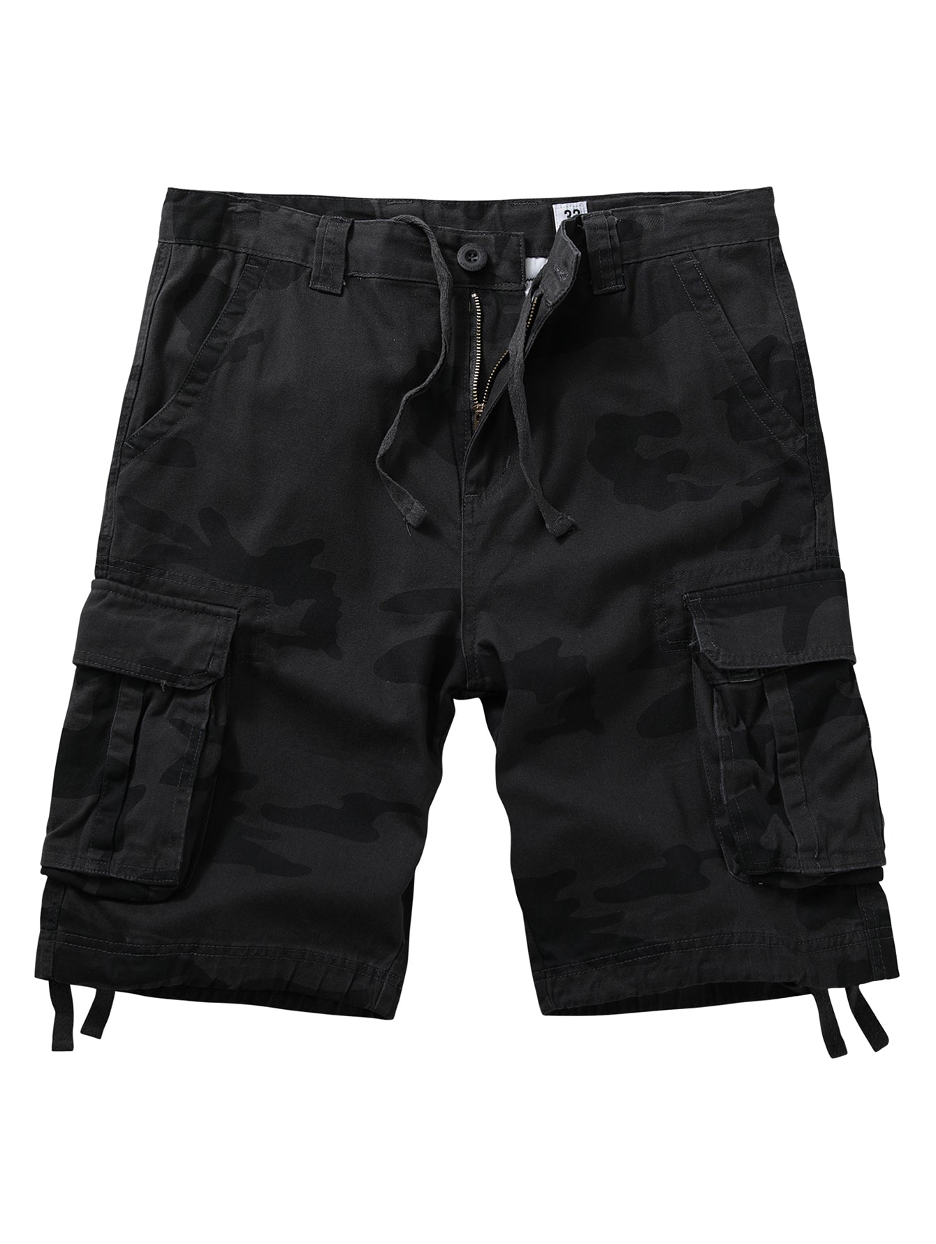TRGPSG Men's Lightweight Multi Pocket Cotton Casual Cargo Shorts