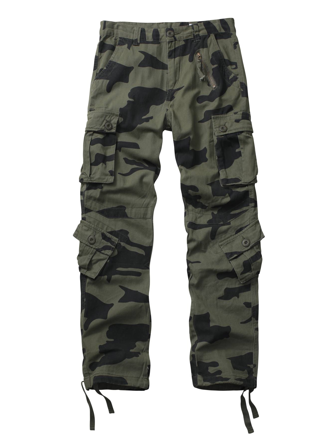 TRGPSG Men's Casual Cargo Pants Multi Pocket Work Pants