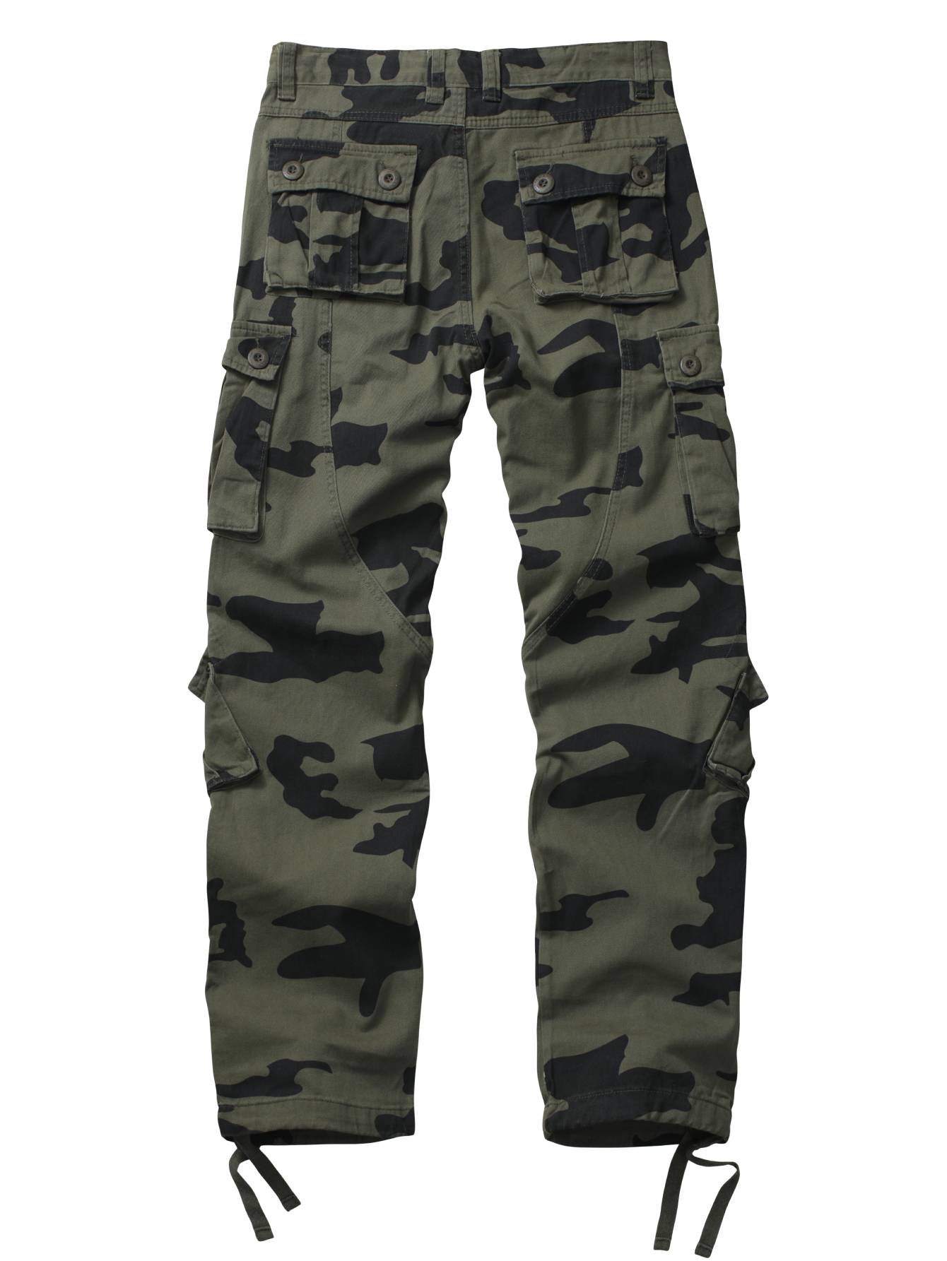 TRGPSG Men's Casual Cargo Pants Multi Pocket Work Pants