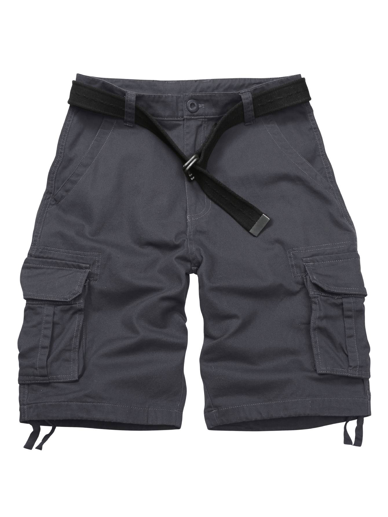 TRGPSG Men's Camo Multi-Pocket Relaxed Fit Casual Shorts,Outdoor Camouflage Twill Cargo Shorts 11" Inseam