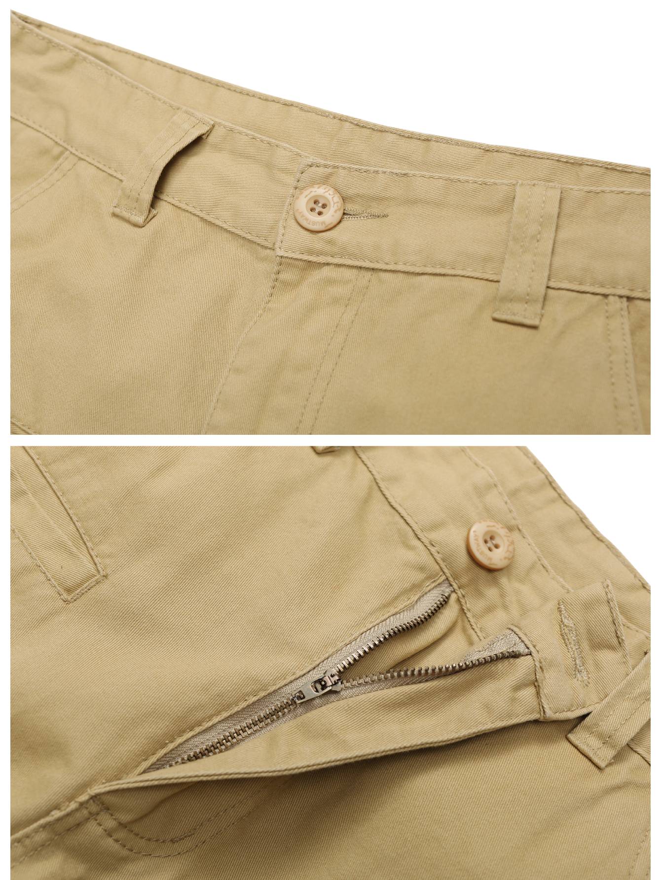 Men's Cargo Shorts with 7 Pockets, Non-tearable Comfy Cotton Camo Shorts,Causal Summer Work Shorts,Cargo Style(No Belt)