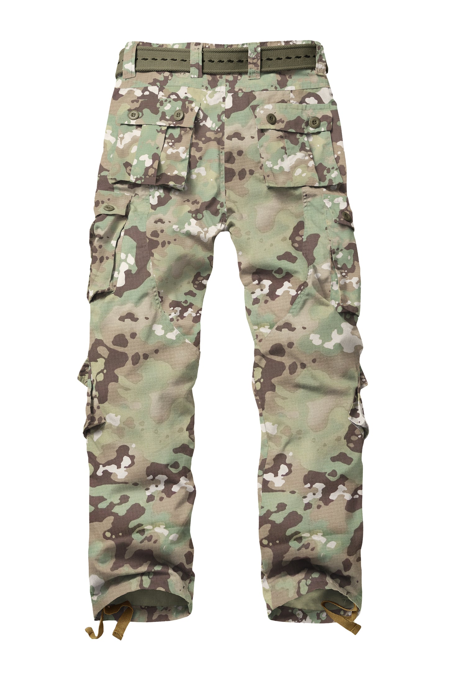 TRGPSG Men's Casual Work Cargo Pants Outdoor Hiking Pants with Pockets(No Belts)