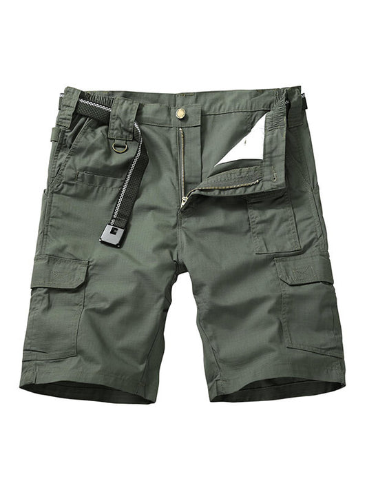 TRGPSG Tactical Shorts for Men Outdoor Hiking Camping Lightweight Breathable Cargo Shorts Elastic Waist Shorts