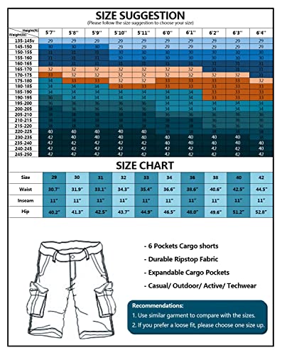 TRGPSG Men's Camo Multi-Pocket Relaxed Fit Casual Shorts,Outdoor Camouflage Twill Cargo Shorts 11" Inseam