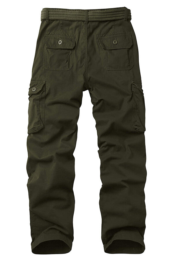 TRGPSG  Men's Casual Cargo Pants Military Army Camo Pants Combat Work Pants with 8 Pockets