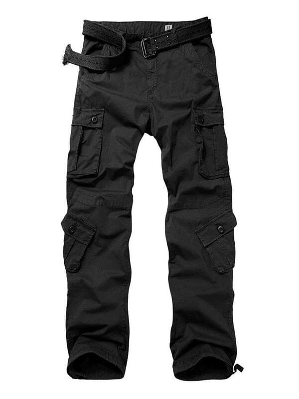Men's Tactical Cargo Army Work Trousers Combat Outdoor 6 Pocket