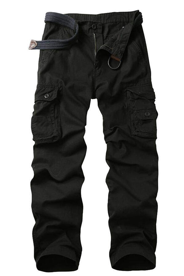 TRGPSG  Men's Casual Cargo Pants Military Army Camo Pants Combat Work Pants with 8 Pockets