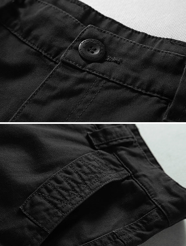 TRGPSG Men's Cargo Pants with Multi Pockets Camo Hiking Pants(No Belts)