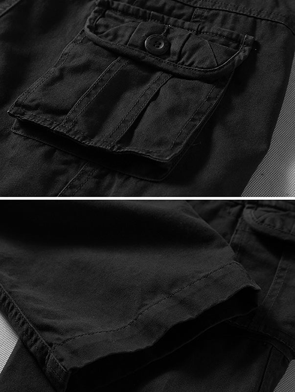 TRGPSG Men's Cargo Pants with Multi Pockets Camo Hiking Pants(No Belts)