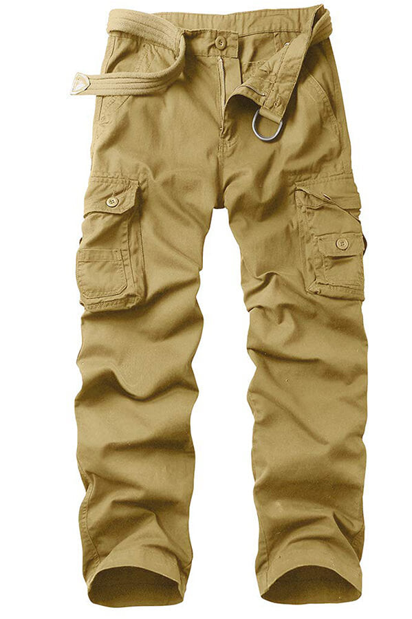 TRGPSG  Men's Casual Cargo Pants Military Army Camo Pants Combat Work Pants with 8 Pockets