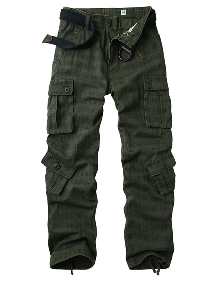 TRGPSG Men's Casual Cargo Pants Multi Pocket Work Pants