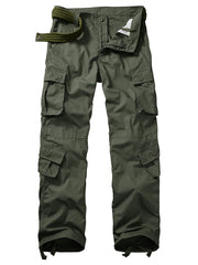 Men's Casual Work Cargo Pants Outdoor Hiking Pants with Pockets