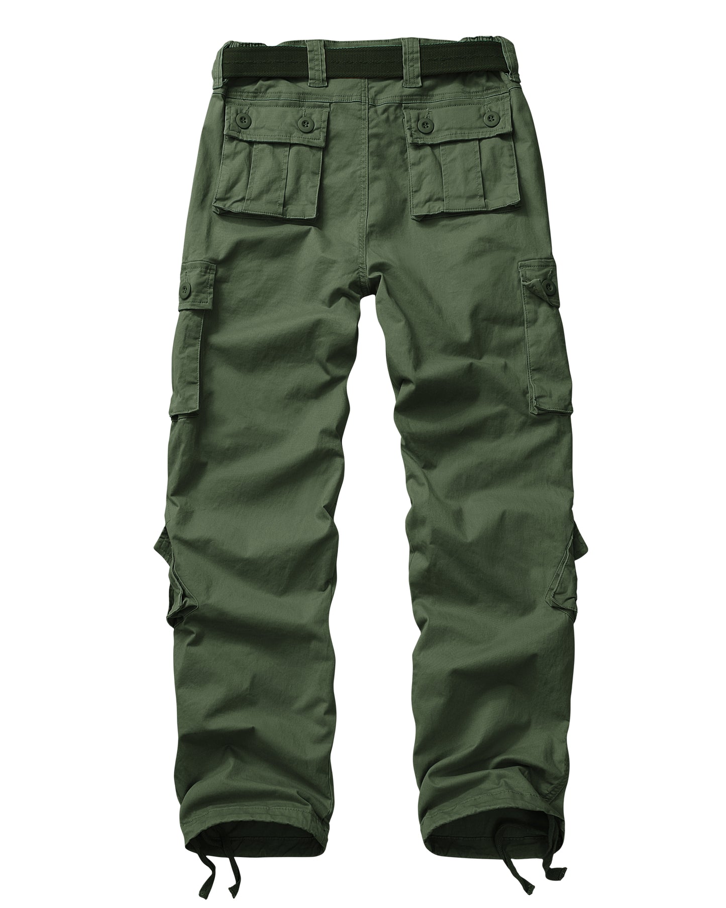 TRGPSG Women's Cargo Pants with 8 Pockets Cotton Casual Work Pants(No Belt)