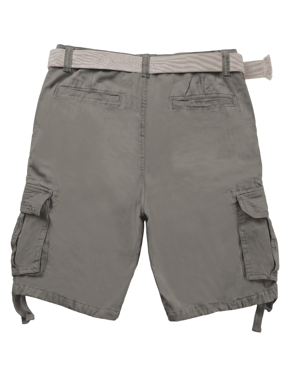 TRGPSG Men's Cargo Shorts,Work Shorts with 6-Pocket Classic All Cotton Hiking Shorts(No Belts)