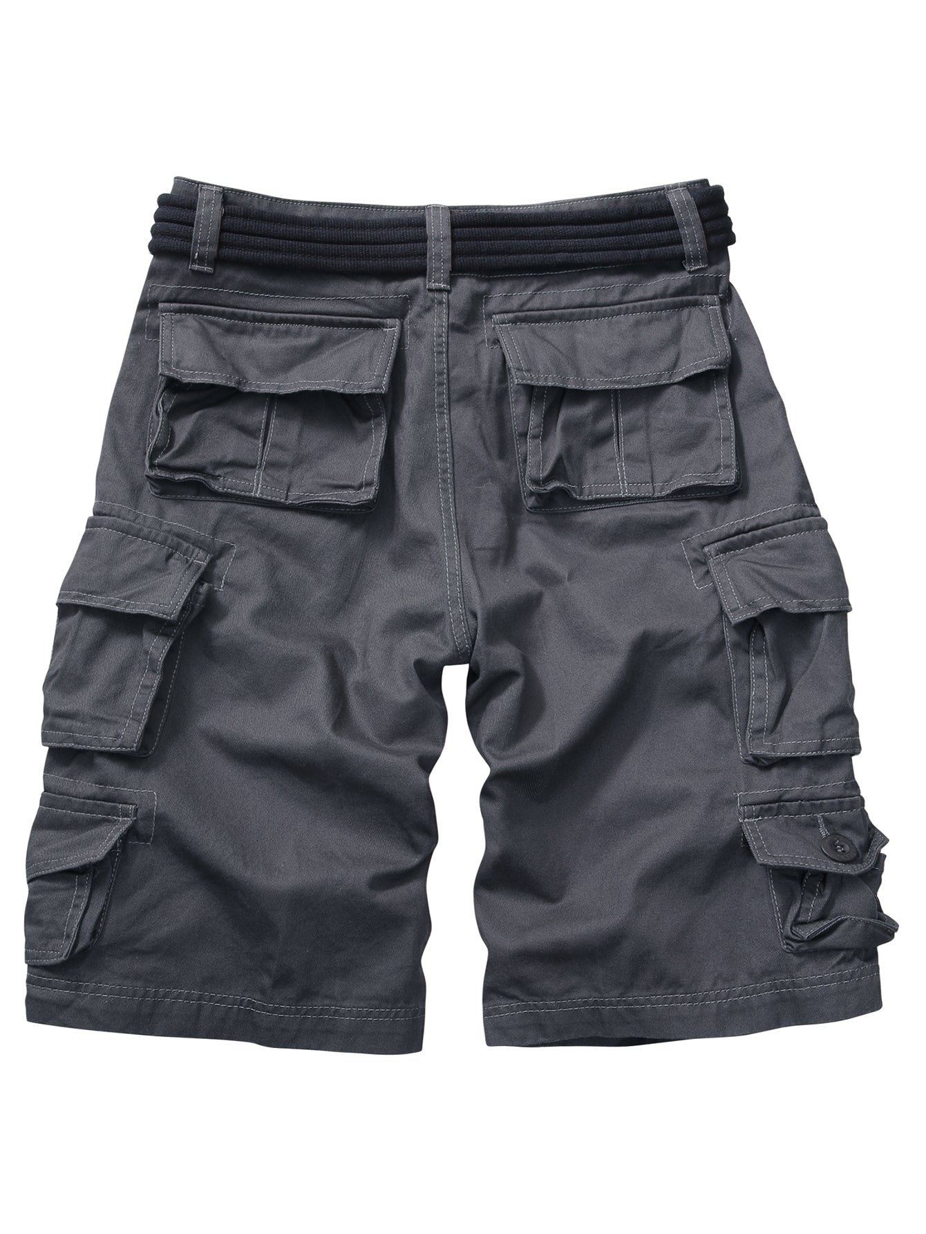 TRGPSG Men's Cargo Shorts with 9-Pockets, Comfort Camo Cotton Durability Shorts,Casual Cargo Style Work Shorts