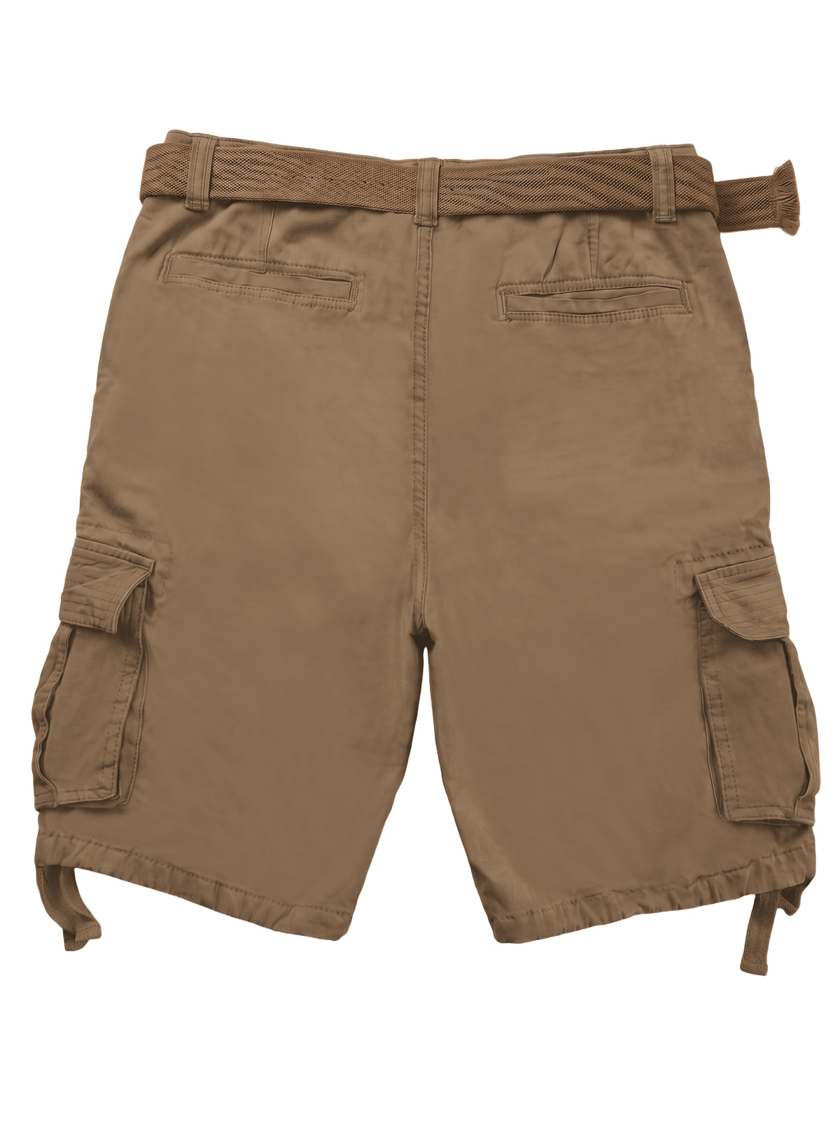 TRGPSG Men's Cargo Shorts,Work Shorts with 6-Pocket Classic All Cotton Hiking Shorts(No Belts)