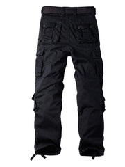 TRGPSG Women's Cargo Pants with 8 Pockets Cotton Casual Work Pants(No Belt)