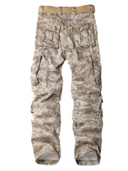 TRGPSG Men's Casual Cargo Pants Multi Pocket Work Pants
