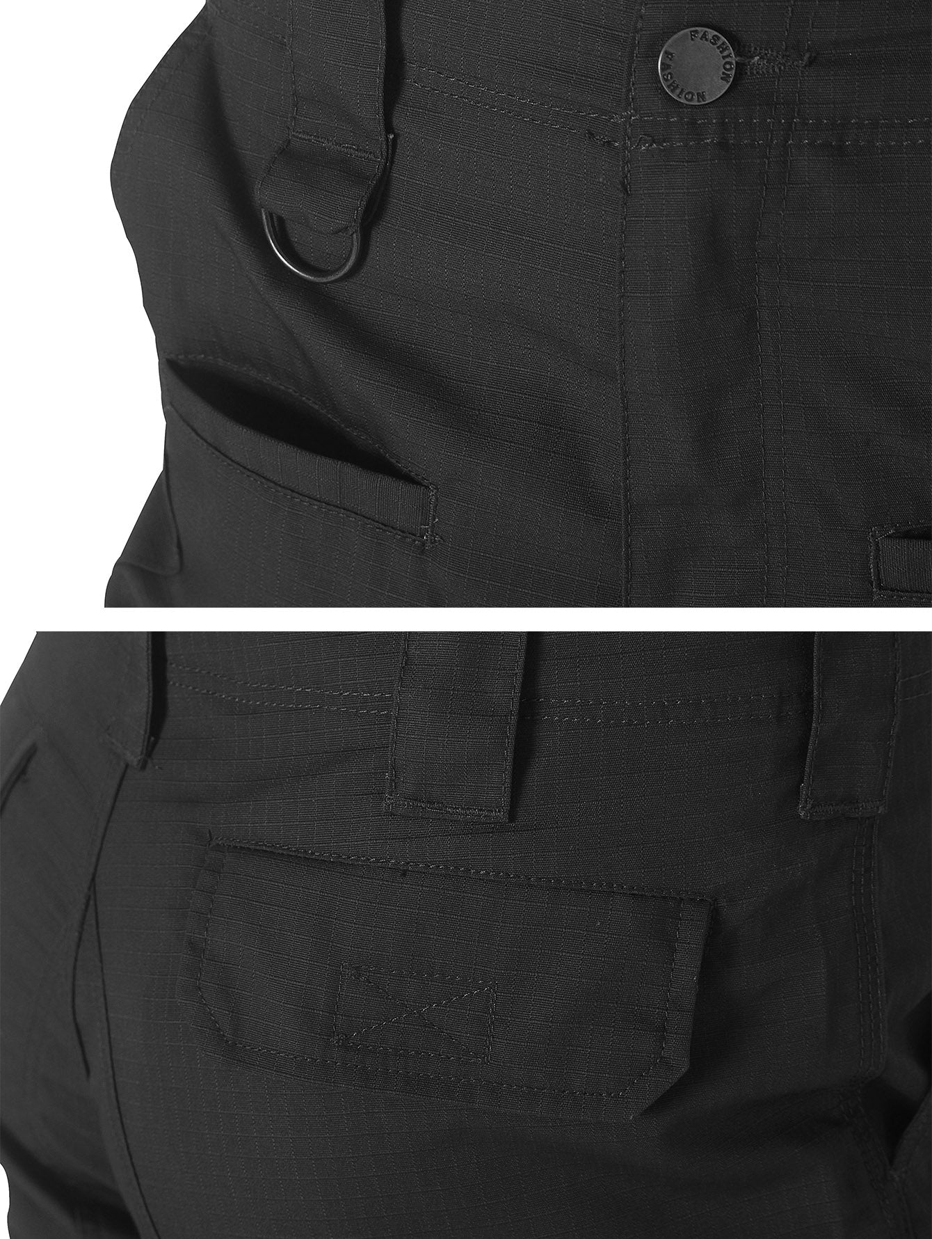 TRGPSG Men's Hiking Shorts Elastic Waist Tactical Work Shorts Lightweight Casual Fishing Cargo Shorts for Men with 6 Pockets