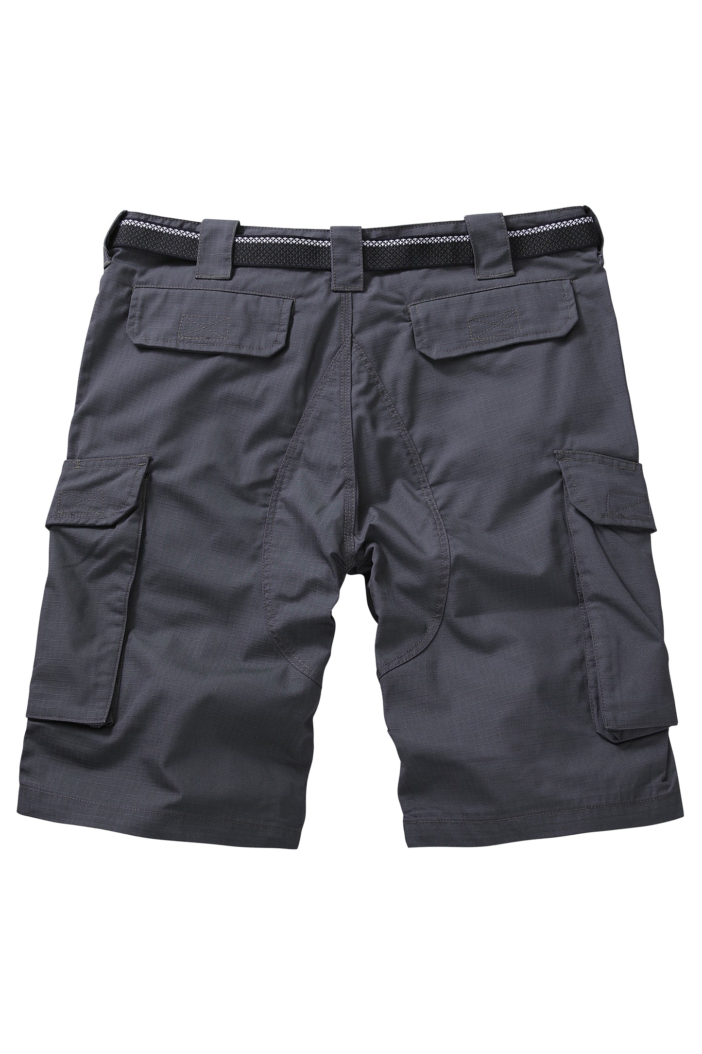 TRGPSG Men's Hiking Shorts Elastic Waist Tactical Work Shorts Lightweight Casual Fishing Cargo Shorts for Men with 6 Pockets