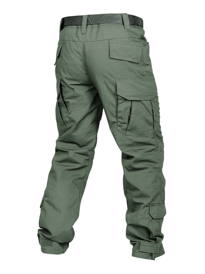 TRGPSG Men's Waterproof Hiking Pants,Scratch-Resistant Military Combat Tactical Pants,Outdoor Work BDU Cargo Pants Workwear