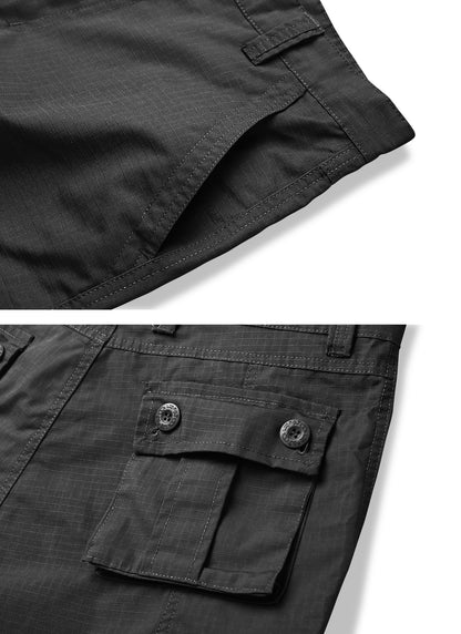 TRGPSG Men's Casual Work Cargo Pants Outdoor Hiking Pants with Pockets(No Belts)