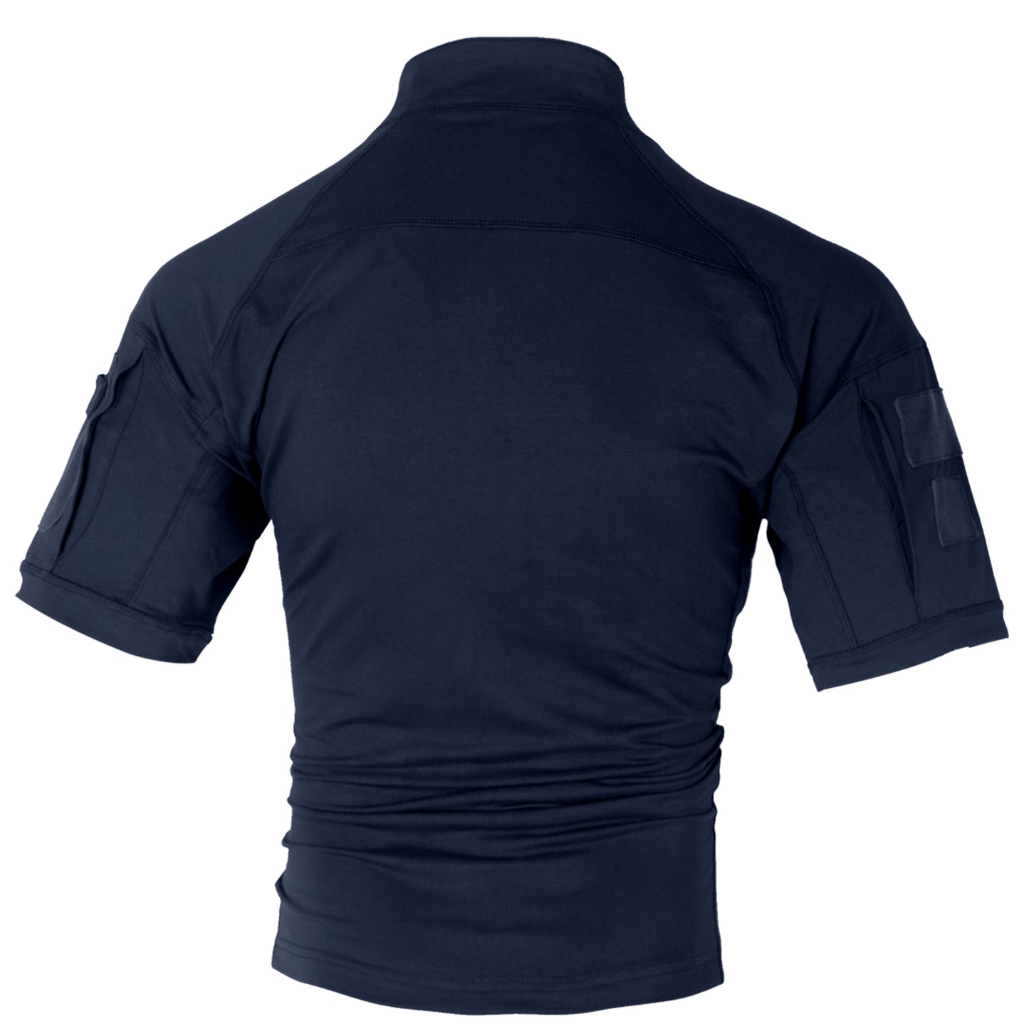 TRGPSG Short Sleeve Work Hiking Shirt for Men, 1/4 Zip Quick Dry Workout Gym T-Shirt with Zipper Pockets