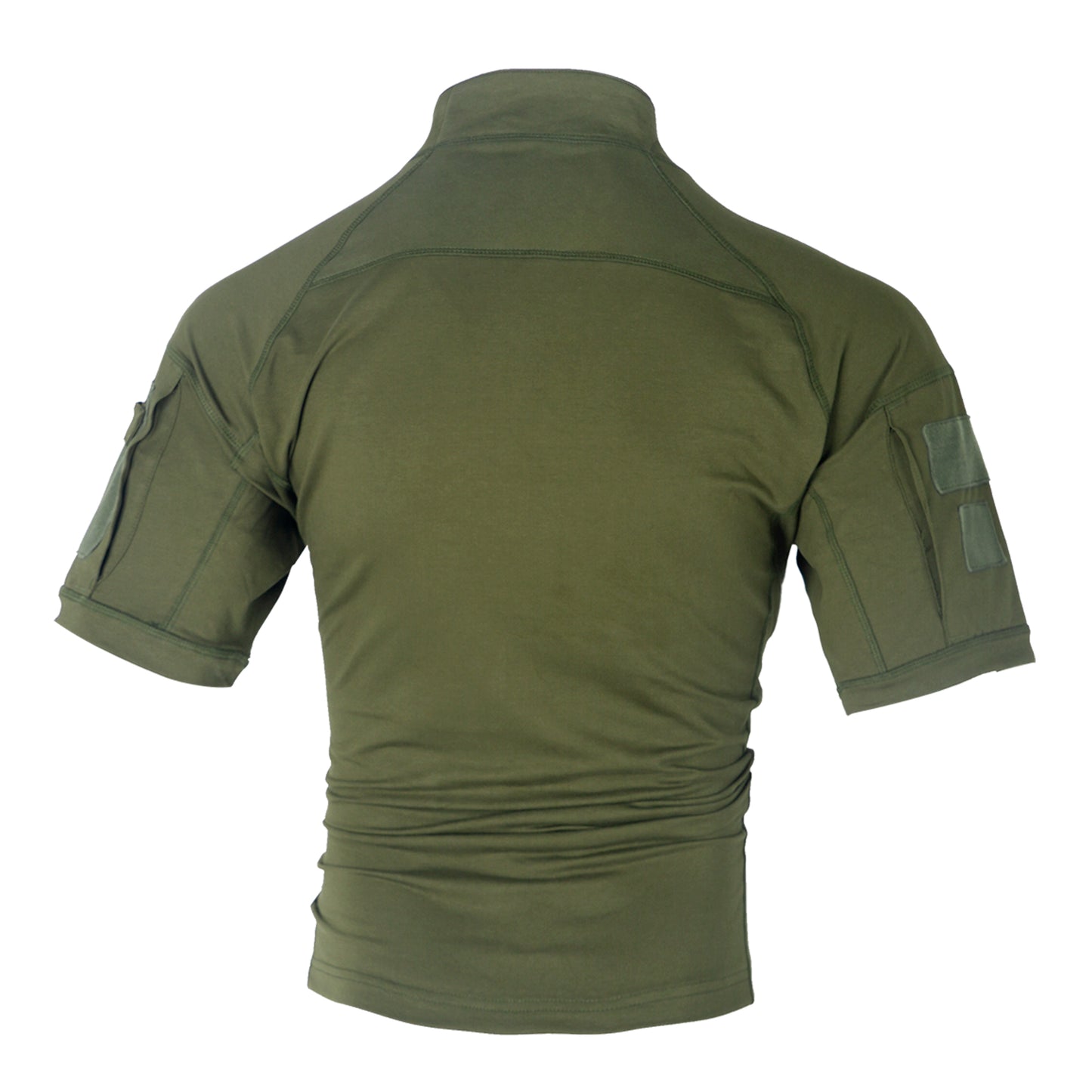 TRGPSG Short Sleeve Work Hiking Shirt for Men, 1/4 Zip Quick Dry Workout Gym T-Shirt with Zipper Pockets