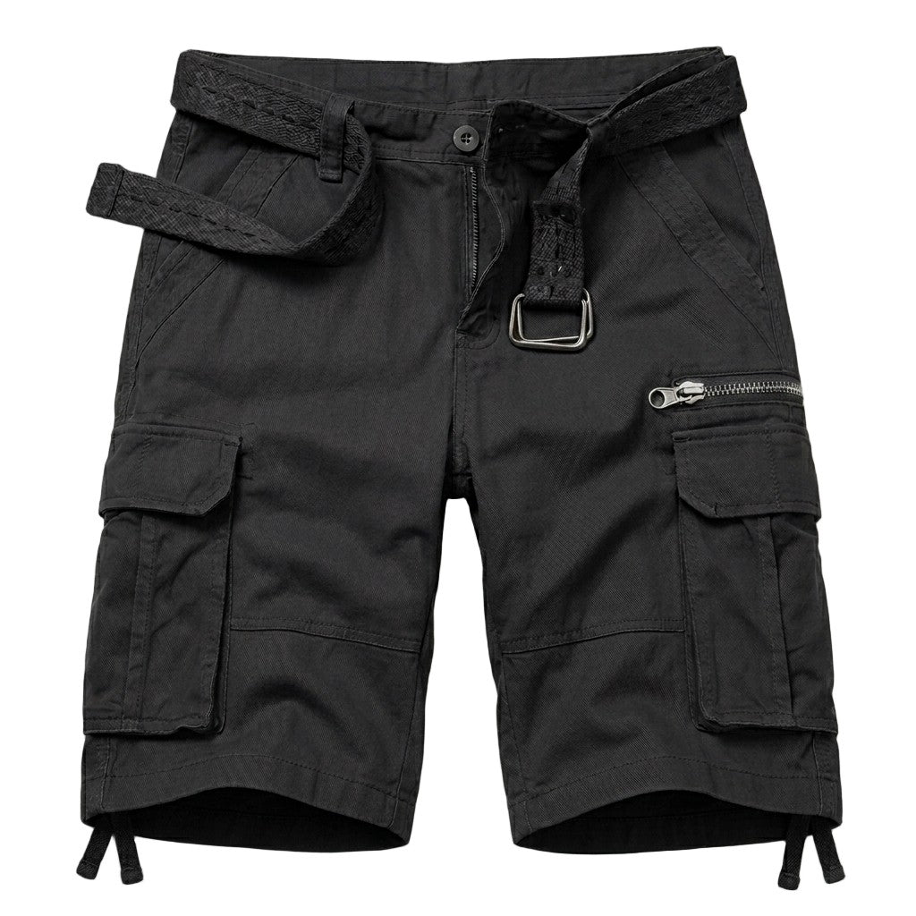 TRGPSG Men's Cargo Shorts, Multi-Pocket Work Shorts,Relaxed Fit Cotton Summer Shorts(No Belts)