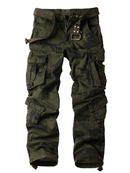 TRGPSG Men's Casual Cargo Pants Multi Pocket Work Pants