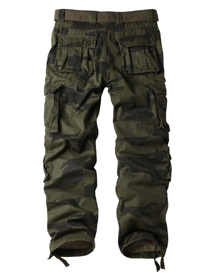 TRGPSG Men's Casual Cargo Pants Multi Pocket Work Pants